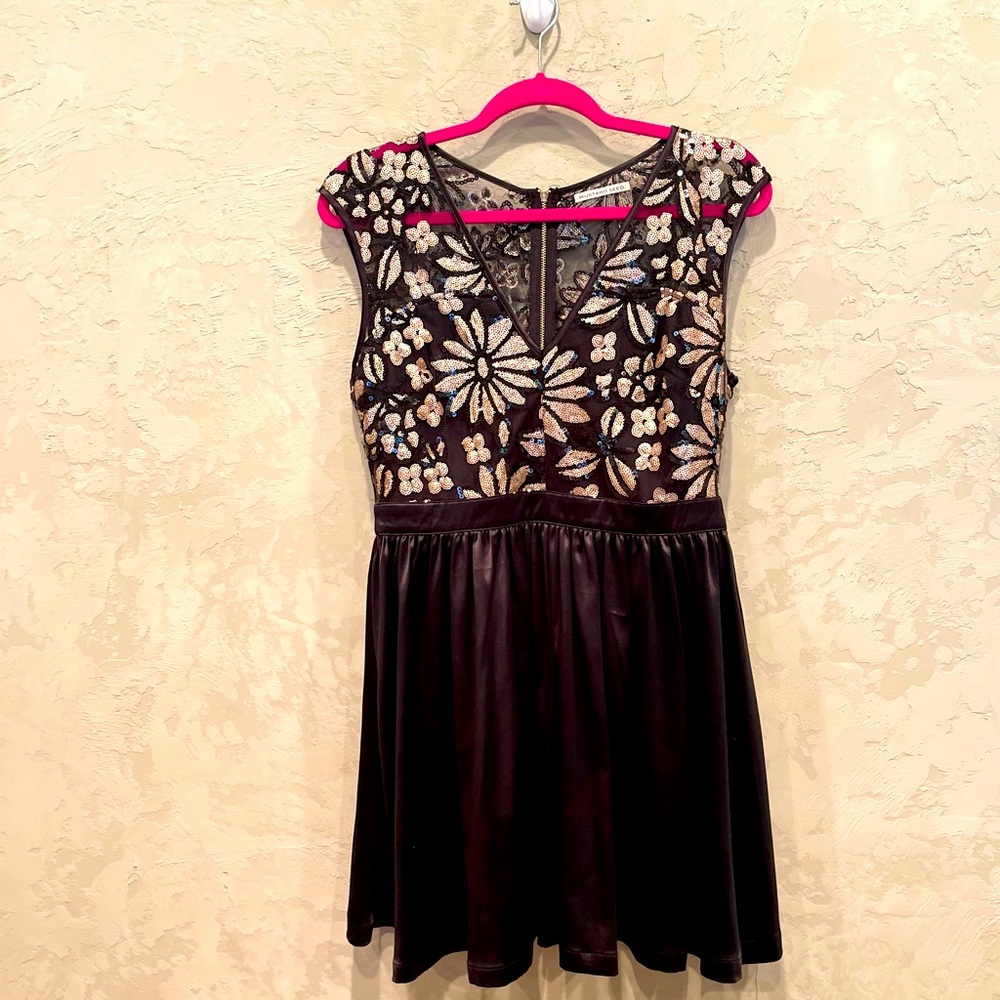 Sequenced evening dress